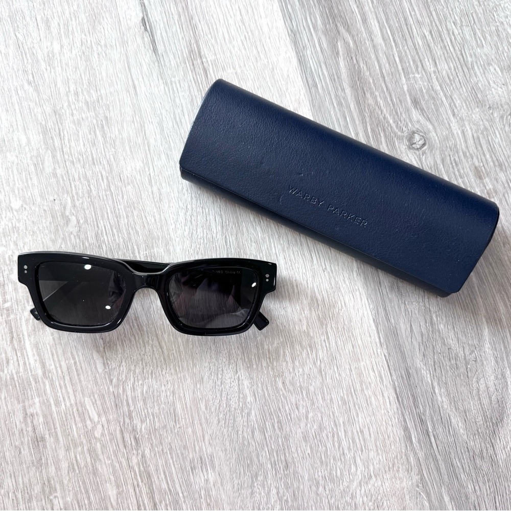 Warby Parker Latrell Black Sunglasses